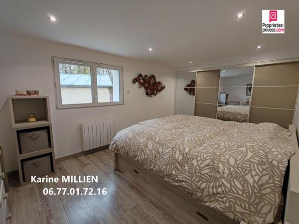 NONANCOURT 27320 Maison individuelle et lodge aménagé, 4 étangs avec bras de rivière, double garage, terrain de plus de 5 Hectares - 570 000  HAI