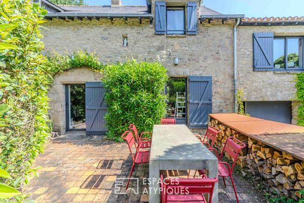 Maison familiale de caractère et son écrin de verdure à deux pas de Nantes