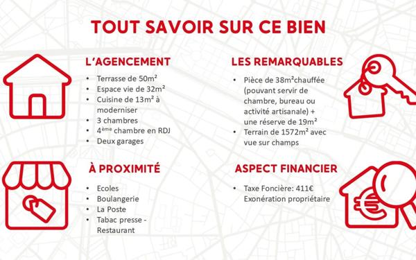 Maison à vendre    7 pièces •  Genlis