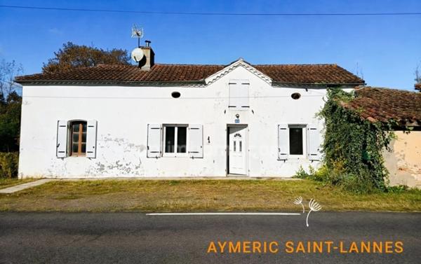 Maison- 3 pièces avec jardin et grand garage