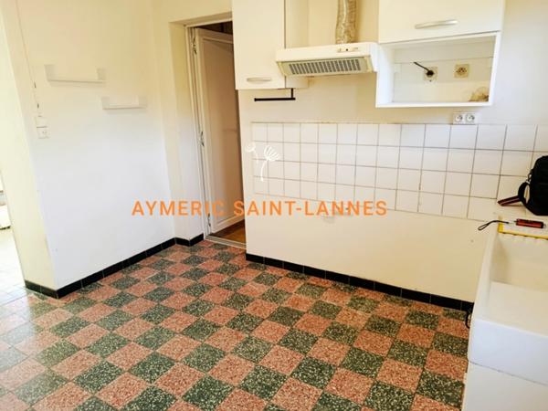 Maison- 3 pièces avec jardin et grand garage