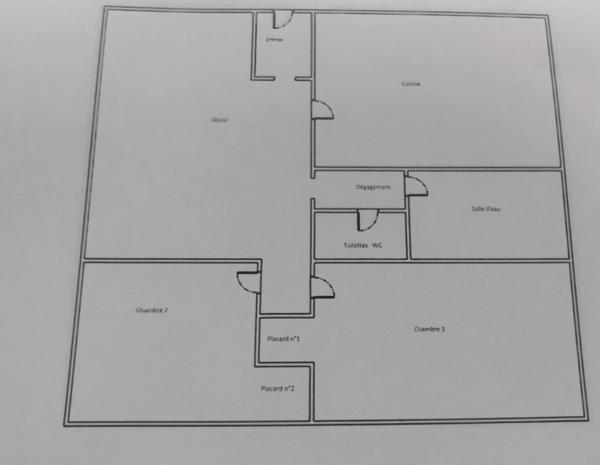 Appartement 3 pièces - 2 chambres- lumineux plein sud – Rouen Centre-Quartier Saint-Marc – Faibles charges