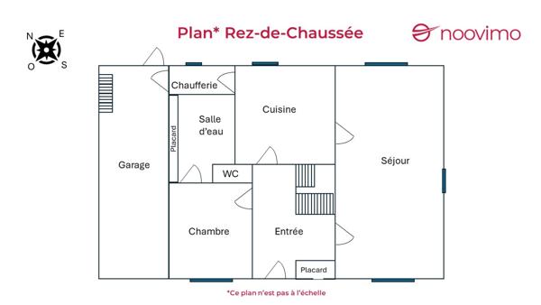 Maison indépendante jardin arboré, 4 chambres, garage, quartier calme, toutes commodités à 5 min