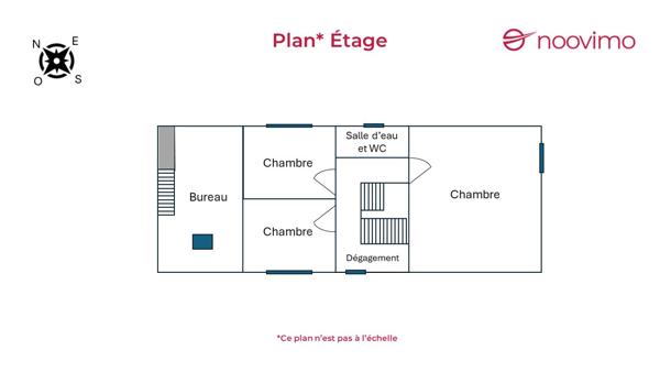 Maison indépendante jardin arboré, 4 chambres, garage, quartier calme, toutes commodités à 5 min