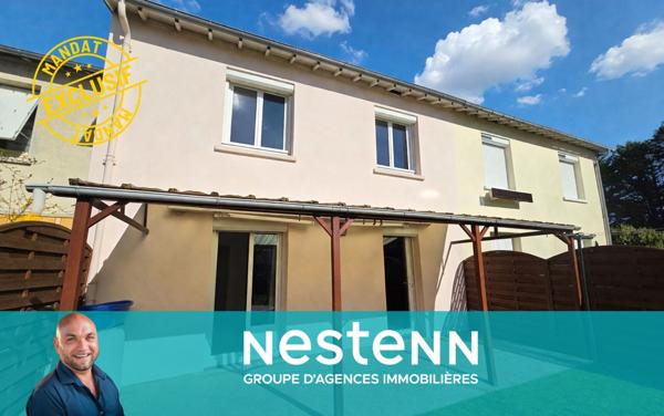 Maison de ville 90 m² avec 3 chambres, garage, jardin, terrasse et balcon proche centre-ville du Mans