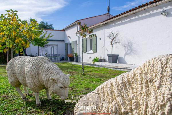 BREUILLET CENTRE - MAISON DE CHARME DE PLAIN PIED ENTIEREMENT RENOVEE