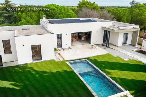 Villa de plain pied moderne à vendre à Perpignan "Mas Vermeil"