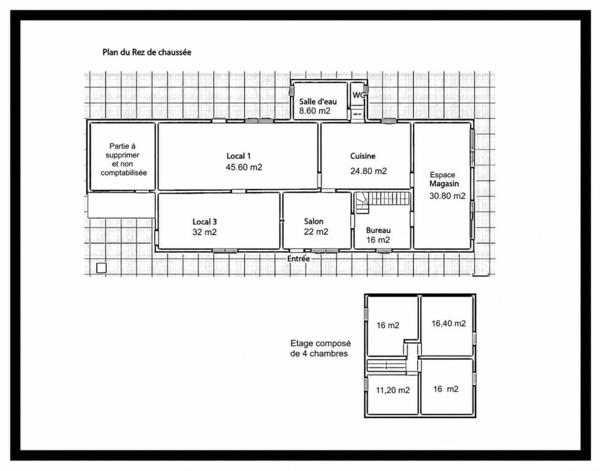 Immeuble à vendre 10 pièces de 240 m²