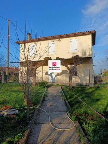 GRIGNOLS - Maison évolutive, 3 chambres, garage et grand jardin