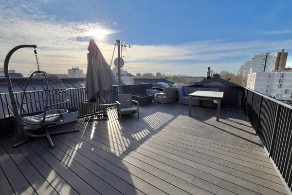 F3 -72 m² + 36m² terr. dernier étage