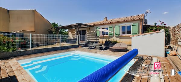 VILLEGLY : Villa de plain-pied avec piscine et jacuzzi