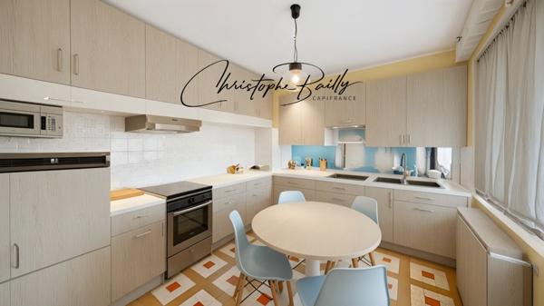 Appartement à vendre 3 pièces TOULOUSE (31) Saint-Simon en dernier étage avec balcons