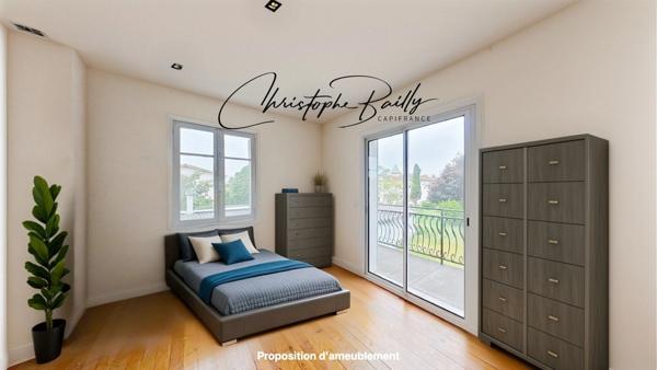 Appartement à vendre 3 pièces TOULOUSE (31) Saint-Simon en dernier étage avec balcons