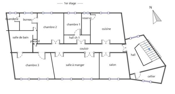 83670 - BARJOLS - DEMEURE FAMILIALE - CHAMBRES D'HÔTES - 7 CHAMBRES - GRAND JARDIN - VUE PANORAMIQUE SUR LE VILLAGE