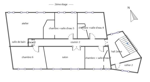 83670 - BARJOLS - DEMEURE FAMILIALE - CHAMBRES D'HÔTES - 7 CHAMBRES - GRAND JARDIN - VUE PANORAMIQUE SUR LE VILLAGE