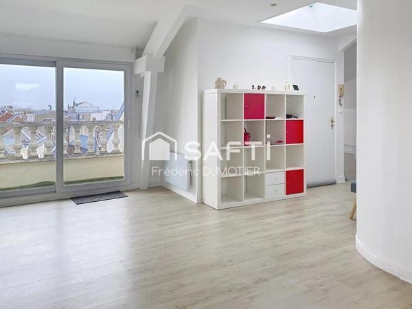 Appartement entièrement rénové avec 2 chambres et 1garage