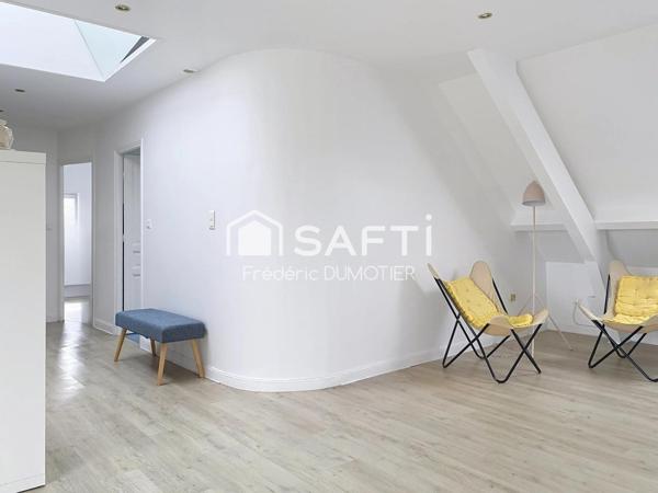 Appartement entièrement rénové avec 2 chambres et 1garage