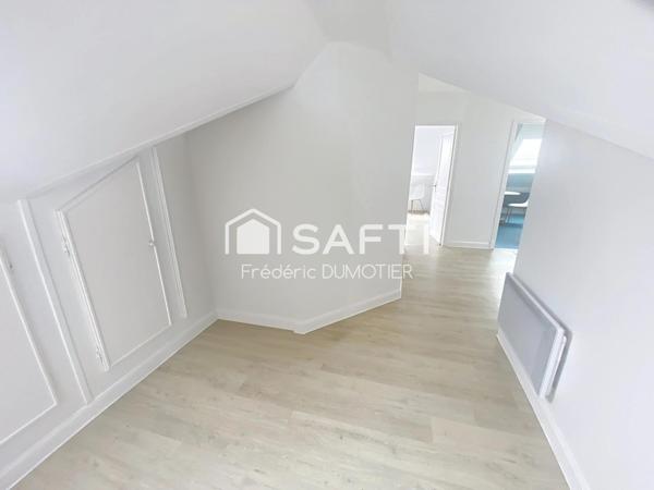 Appartement entièrement rénové avec 2 chambres et 1garage