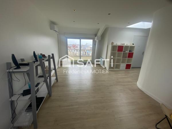 Appartement entièrement rénové avec 2 chambres et 1garage