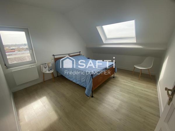 Appartement entièrement rénové avec 2 chambres et 1garage