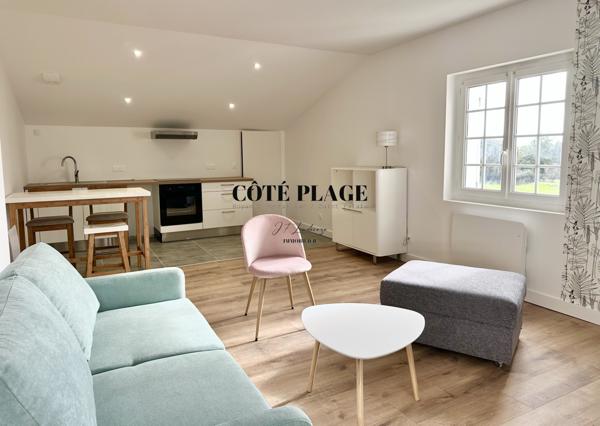 Vaux-sur-Mer (17640) T3 - Appartement de charme avec tourelle et balcon filant à VAUX SUR MER - AU PRIX 236.250 € HAI