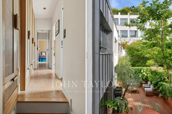 Paris 18 - Superbe maison avec jardin dans co-propriété haut-de-gamme
