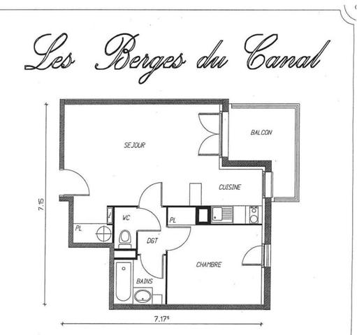 Appartement Saint Jory 2 pièce(s) 44 m2