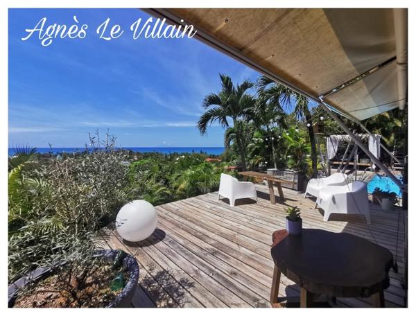 Maison Très Atypique Vue Mer avec Piscine + 2 Chambres d'Hôtes