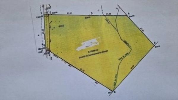 URGENT Magnifique terrain constructible avec vue mer éloignée de 2549 m²