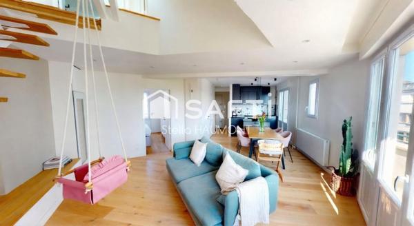 SUPERBE DUPLEX A BÉCON EN DERNIER ÉTAGE AVEC EXTÉRIEUR