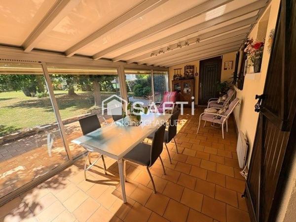 MAISON 130m² - 3 CHAMBRES - TERRAIN de 1388m²