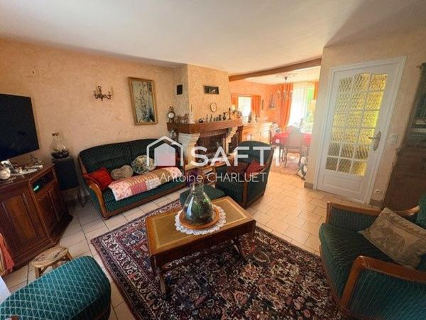 MAISON 130m² - 3 CHAMBRES - TERRAIN de 1388m²