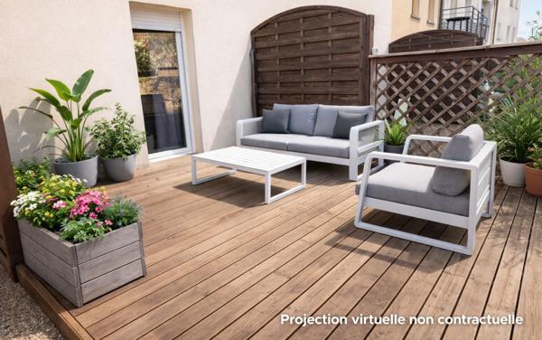 Appartement T2 Le Mans - Secteur Université / Hôpital avec terrasse et parking