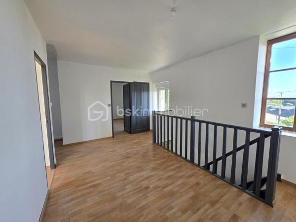 Magnifique Maison de village de 133m² à Saint Léger des Vignes 

Située dans un joli coin de campagne, à deux pas de tous les commerces, écoles et commodités du joli village de Saint Léger des vignes, vous aurez un véritable coup de coeur pour cette magnifique maison de village de 1945, d'une superficie habitable de 133m² sur 3 niveaux, composée d'une grande pièce de vie de 49m², composée d'un salon séjour et d'une cuisine aménagée et équipée, une salle de bain en rez-de-chaussée, Grand palier et 3 chambres au premier niveau, 2 chambres et salle d'eau avec wc intégré au second niveau, garage, Le tout sur un beau terrain clôturé, arboré et entretenu de 1300m².
Cette maison propose une entrée qui dessert une grande et lumineuse pièce de vie  de 49m², composée d'un espace salon séjour et d'une cuisine ouverte, aménagée et équipée. De la cuisine, une grande baie vitrée donne sur une grande terrasse de 42m².
Le rez-de-chaussée propose un wc indépendant, ainsi qu'une grande salle de bain avec baignoire et douche.
Du salon séjour, un escalier monte au premier niveau qui propose un grand palier de 19m², qui dessert trois chambres de 11, 11,5et 13m².
Un nouvel escalier mène au niveau supérieur celui ci propose deux nouvelles chambres de 17 et 27m², ainsi que d'une salle d'eau avec wc intégré.
Tous les sols de cette maison sont en carrelage (Salon séjour, cuisine, salle de bain wc) en linoléum (salle d'eau de l'étage), mais aussi en parquet (chambres), elle est composée d'un chauffage type chauffage électrique, ainsi qu'un ballon production d'eau chaude.
Elle dispose d'une isolation double vitrage PVC et de volets roulants motorisés récents ou volets bois sur toutes les pièces à vivre.
Ce pavillon dispose de combles parfaitement isolés et d'une toiture en tuiles mécaniques terre cuite en très bon état
Côté terrain, cette maison dispose d'une parcelle d'environ 1300 m² de terrain clôturé, entretenu.

Les plus de cette propriété :
La qualité générale du bien parfaitement entretenu avec des beaux volumes de pièces dont son salon séjour, sa cuisine aménagée son mode de chauffage,
son garage, ses extérieurs et sa belle vue .

Des photos supplémentaires sont disponibles sur BSK IMMOBILIER > Nos conseillers > Olivier FRESLON
Pour tout renseignement complémentaire ou pour une visite, contactez moi au 07.62.78.13.13.

Idéale pour un premier achat, cette maison est un vrai coup de cœur, une belle opportunité à saisir, elle n'attend que vous!!!