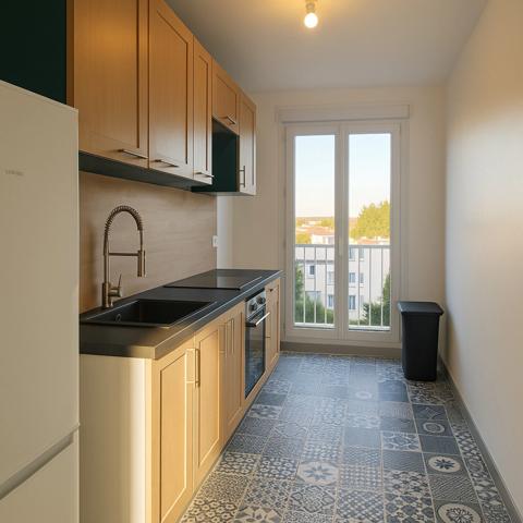 Appartement lumineux T3 traversant – 56,30 m² habitables + balcon