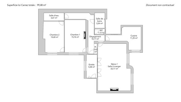 Appartement Paris 17 e - LAUGIER