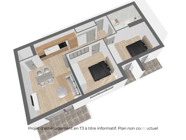 Appartement à vendre 2 pièces 65 m² Annecy