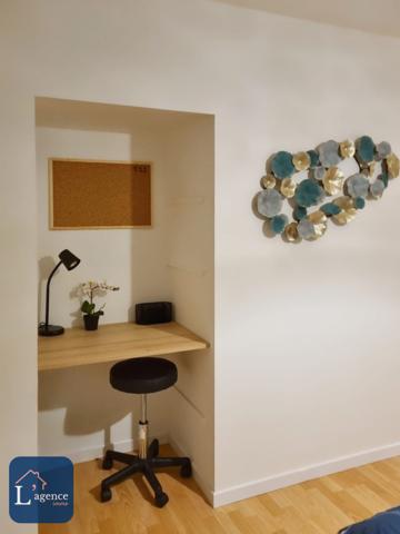 Apparement T2 de 44m² - Cave et place de parking privée