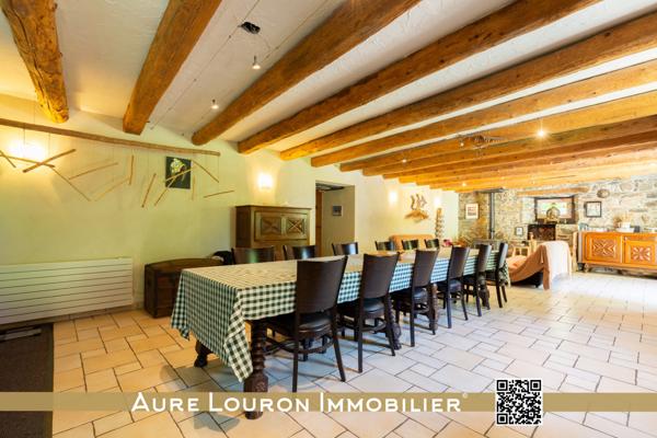 Saint-Lary-Soulan (65170) GRANGE AMENAGÉE EN GÎTE GRANDE CAPACITÉ SUR LA ROUTE DE L’ESPAGNE ET DES STATIONS (SAINT-LARY 5KM).