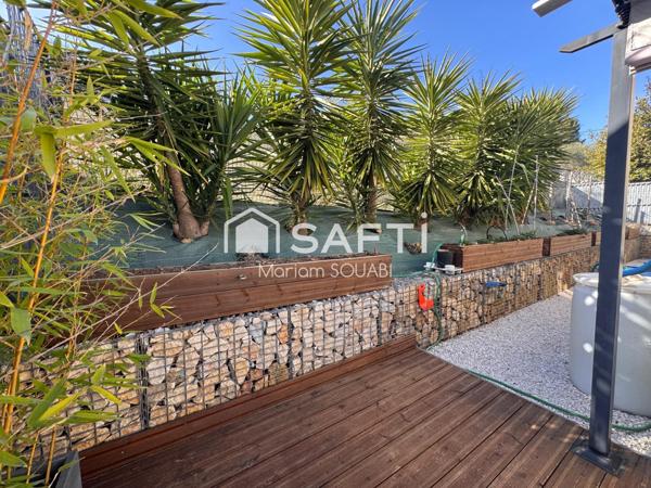 Villa 100m2, parcelle 400m2