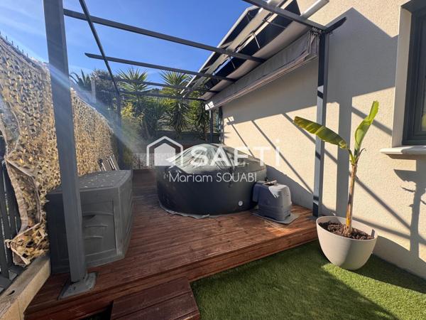 Villa 100m2, parcelle 400m2