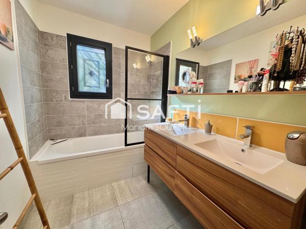 Villa 100m2, parcelle 400m2