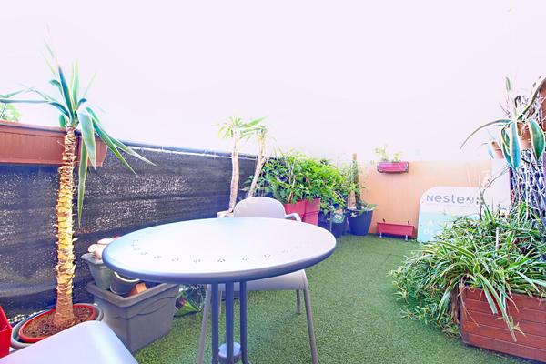 Appartement T2 de 43 m² environ avec terrasse ? Vitrolles ? Petite copropriété sécurisée