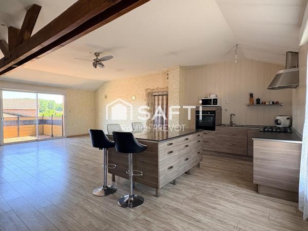 DIGOIN – Une maison familiale aux grands volumes avec 5 chambres.