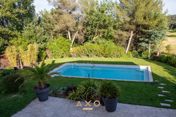 MEYREUIL - MAISON T5 - DEPENDANCE T2 - 278 M2 - JARDIN 1835M2 - PISCINE - JACUZZI - SAUNA - GARAGE - 890 000