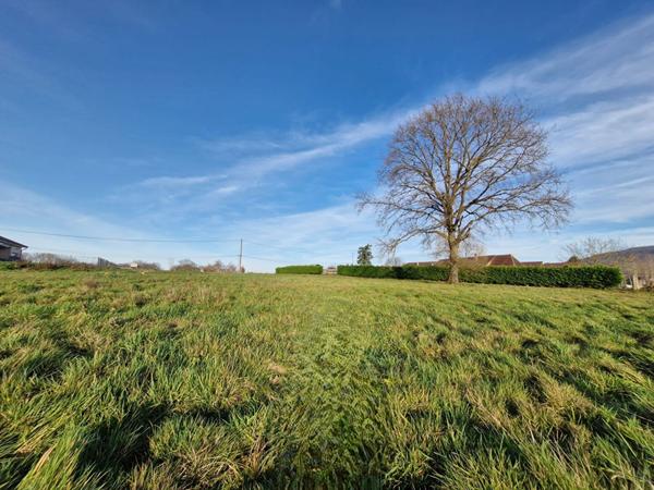 Terrain à bâtir d'environ 1 900 m² placé dans un environnement idéal sur la commune de Cuiseaux