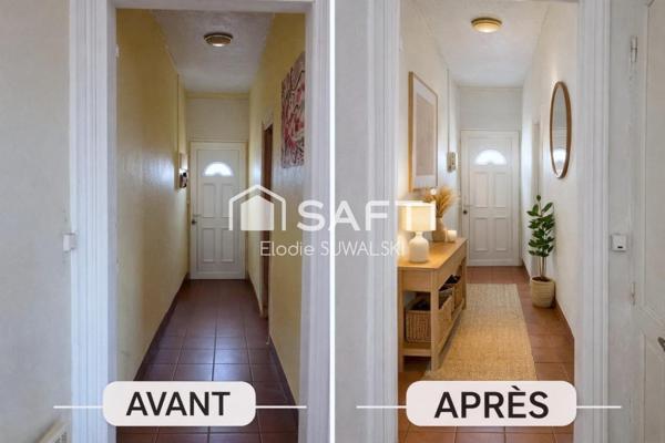 Maison 4 chambres avec jardin dans secteur calme du Valenciennois