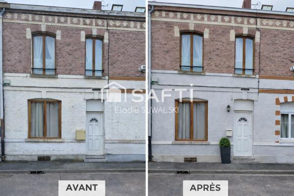 Maison 4 chambres avec jardin dans secteur calme du Valenciennois