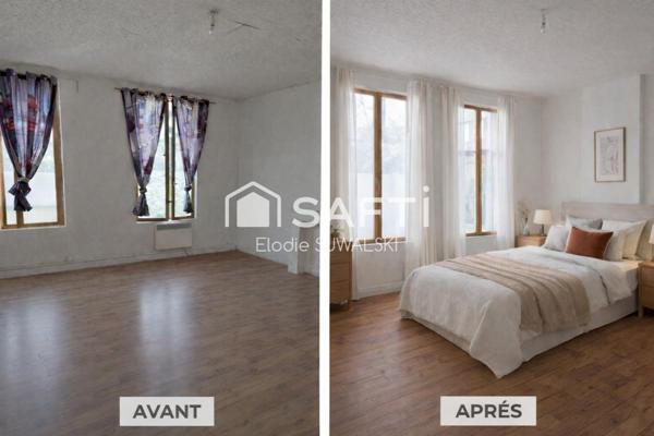 Maison 4 chambres avec jardin dans secteur calme du Valenciennois