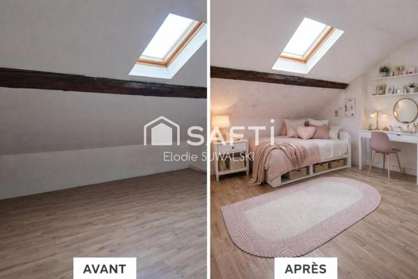 Maison 4 chambres avec jardin dans secteur calme du Valenciennois